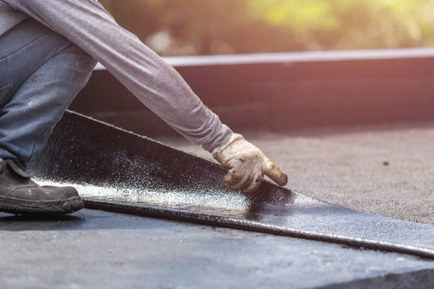 Professional Waterproofing technician working in Chaska, MN
